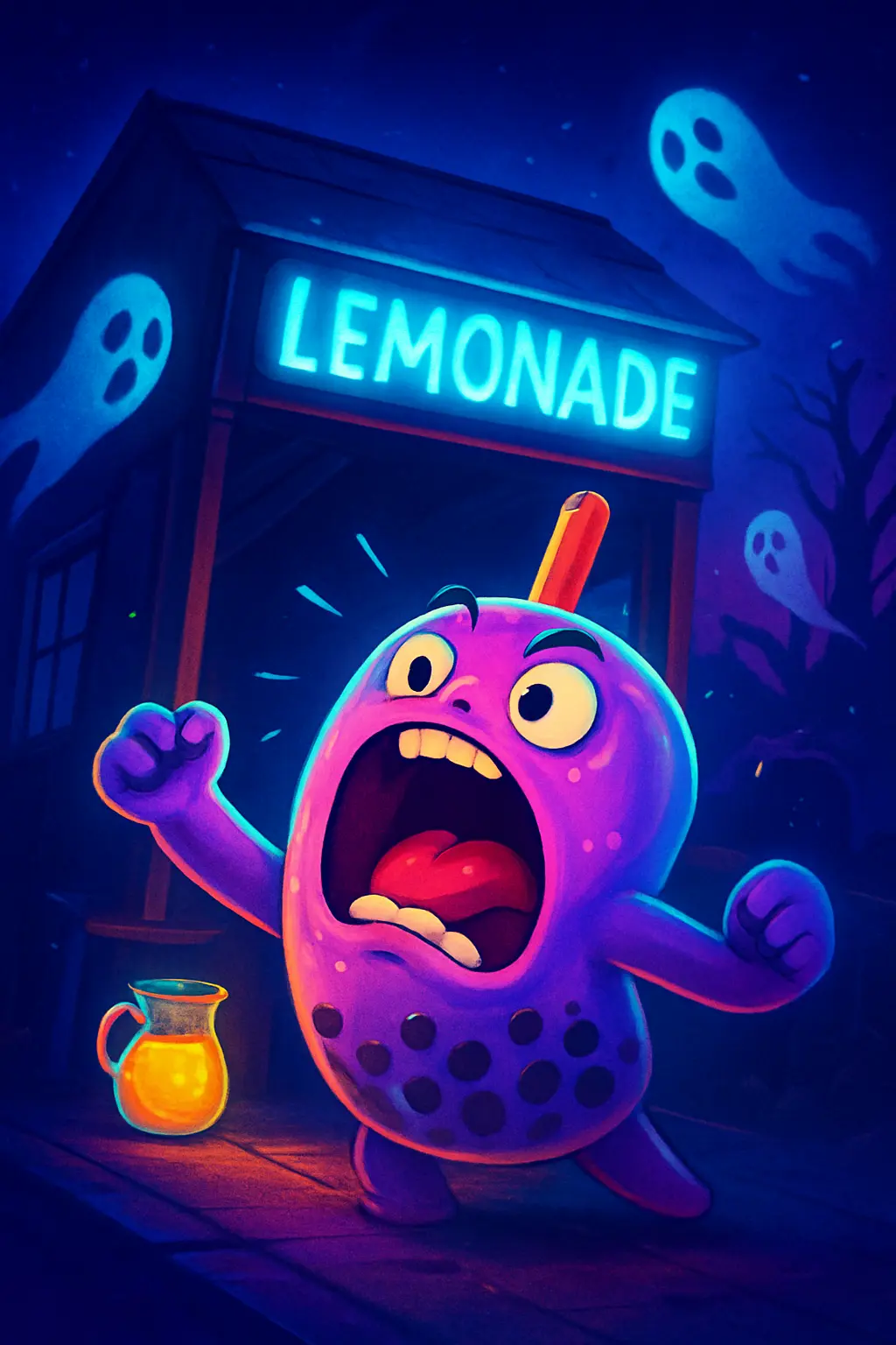 Bubble-Temonster Trying To Open