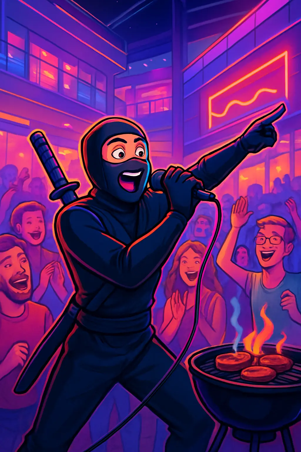 Ninja Trying To Impress