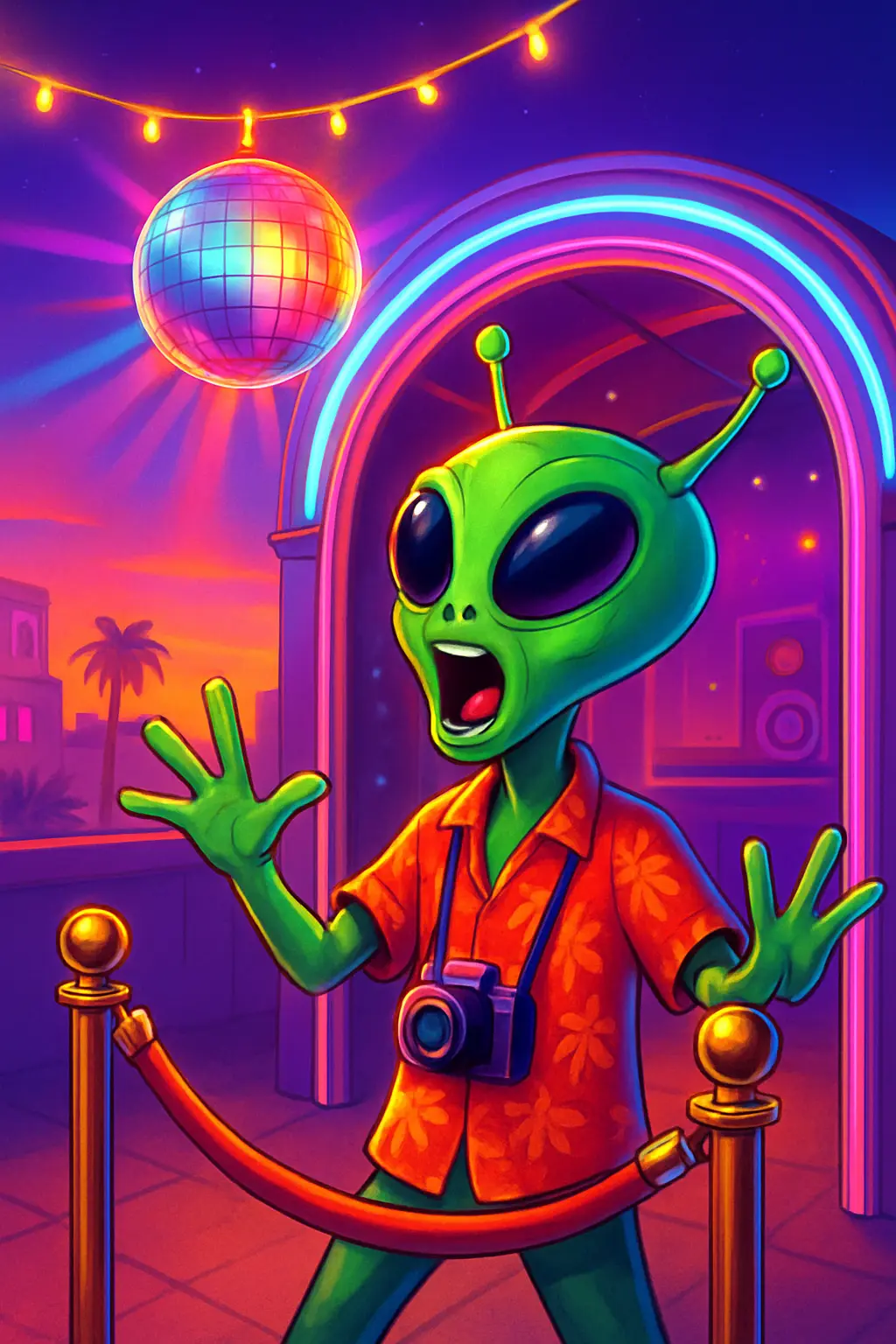 Alien Tourist Opening Beach