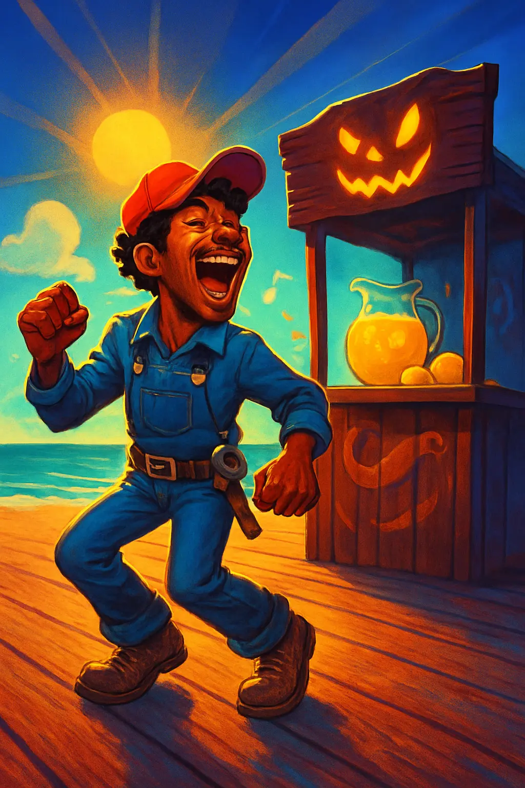 Moonwalking Mechanic Trying To