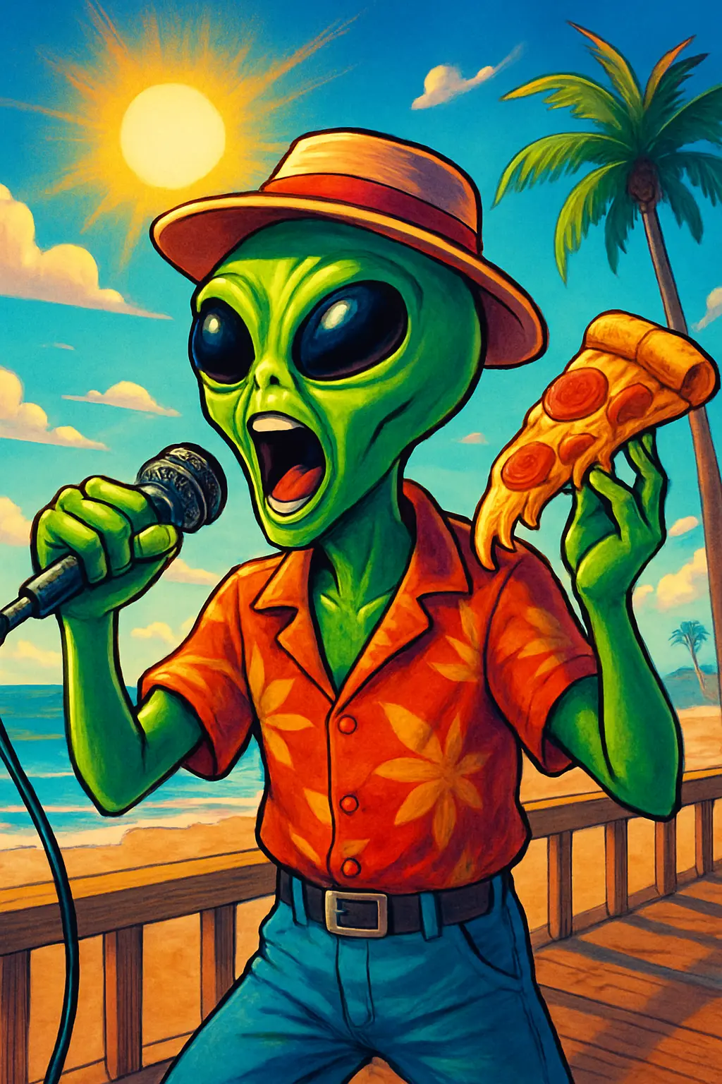 Alien Tourist Defending One