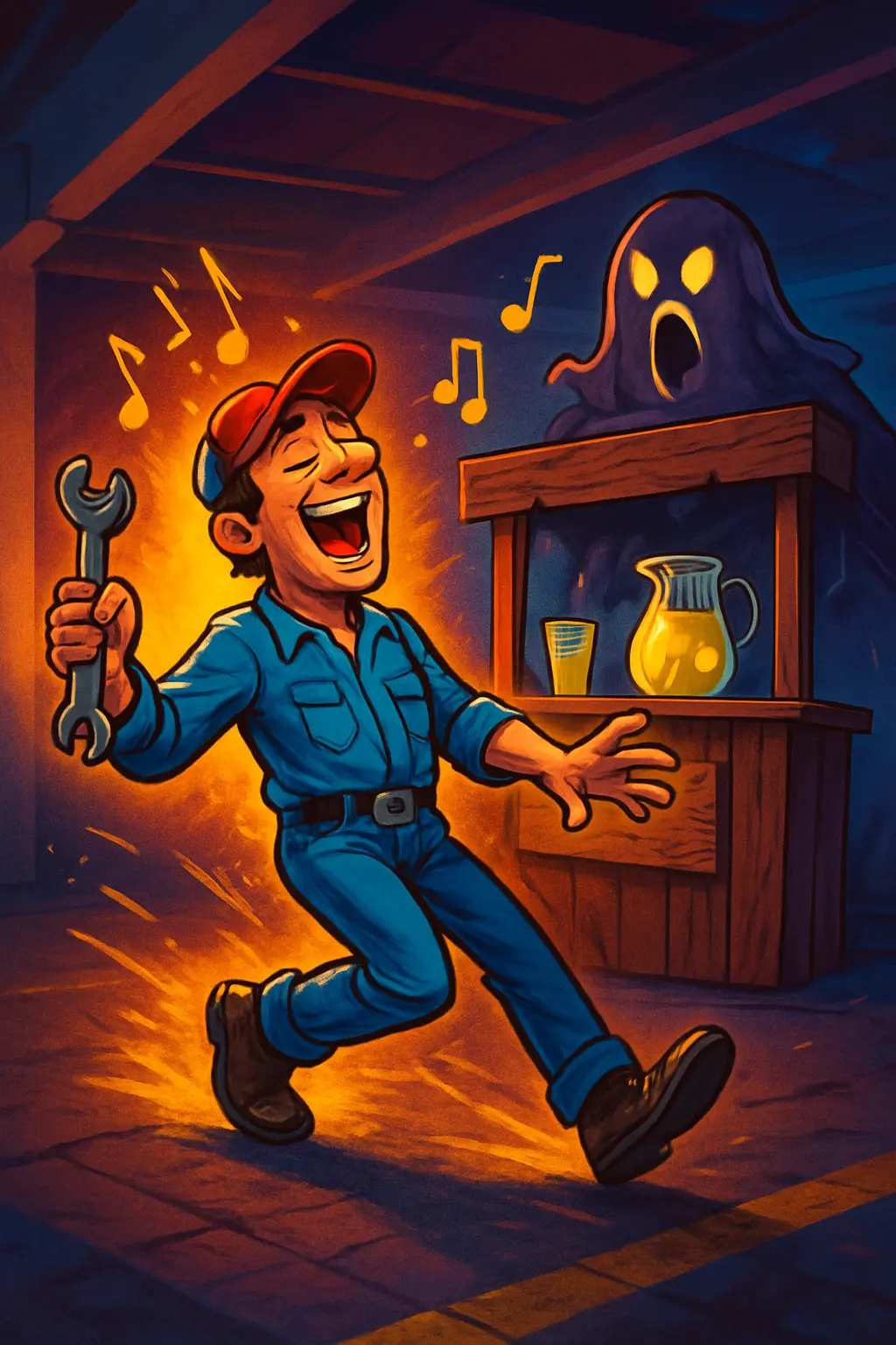 Moonwalking Mechanic Trying To