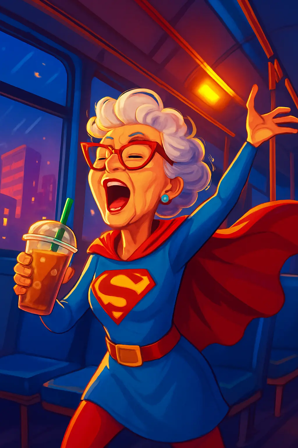 Superhero Grandma Has To