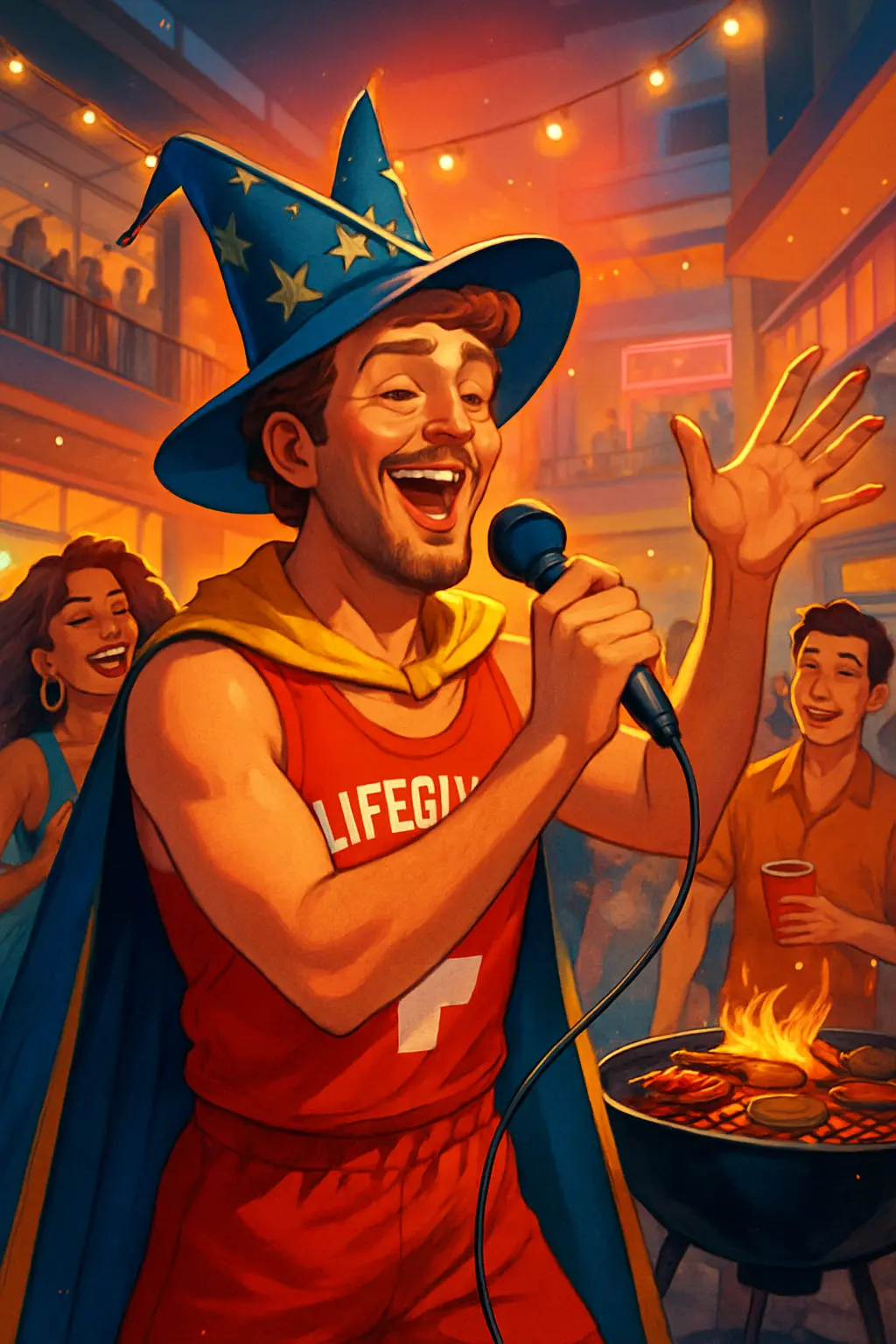 Wizard Lifeguard Trying To