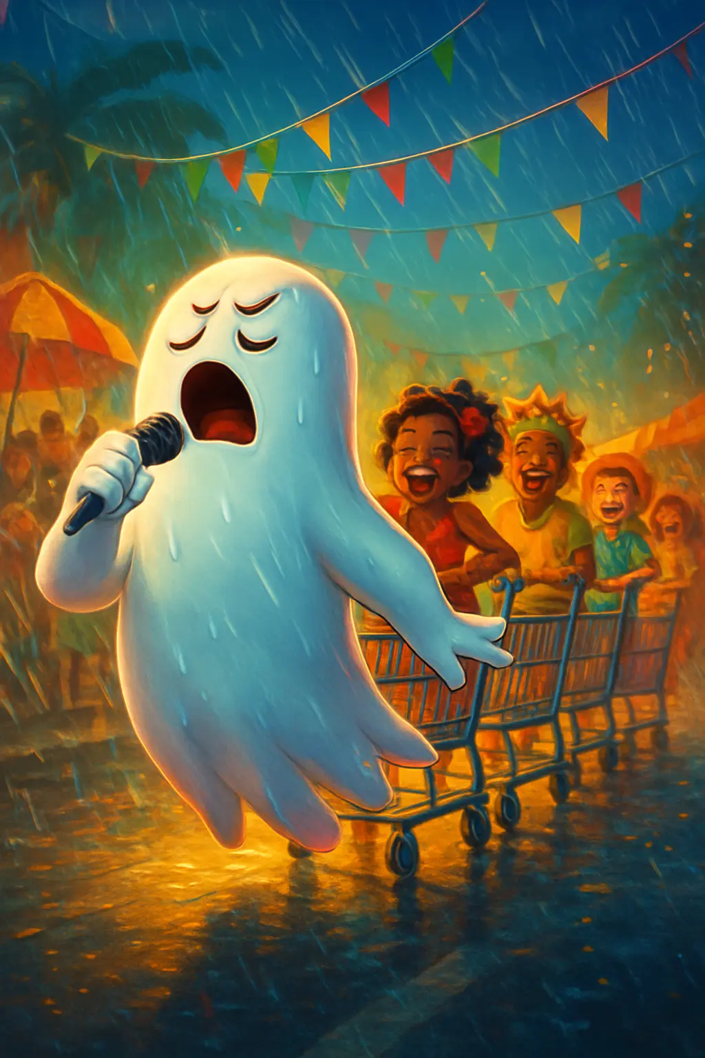 Jealous Ghost Leading Parade