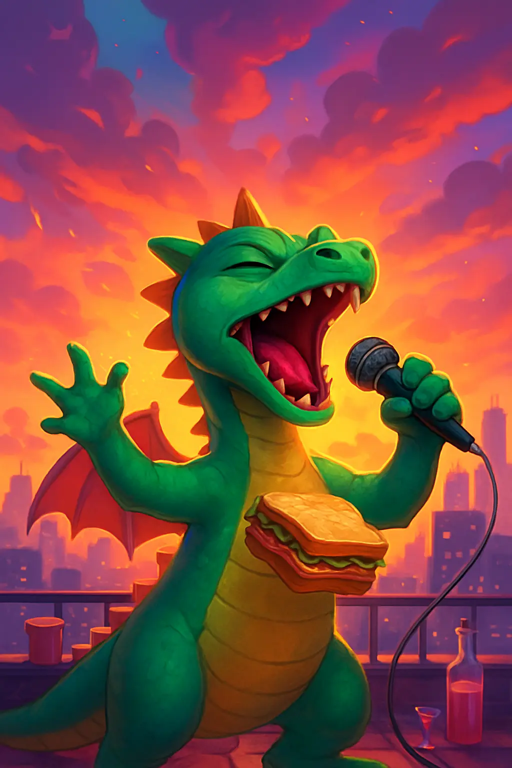 Karaoke Dragon Rescuing One