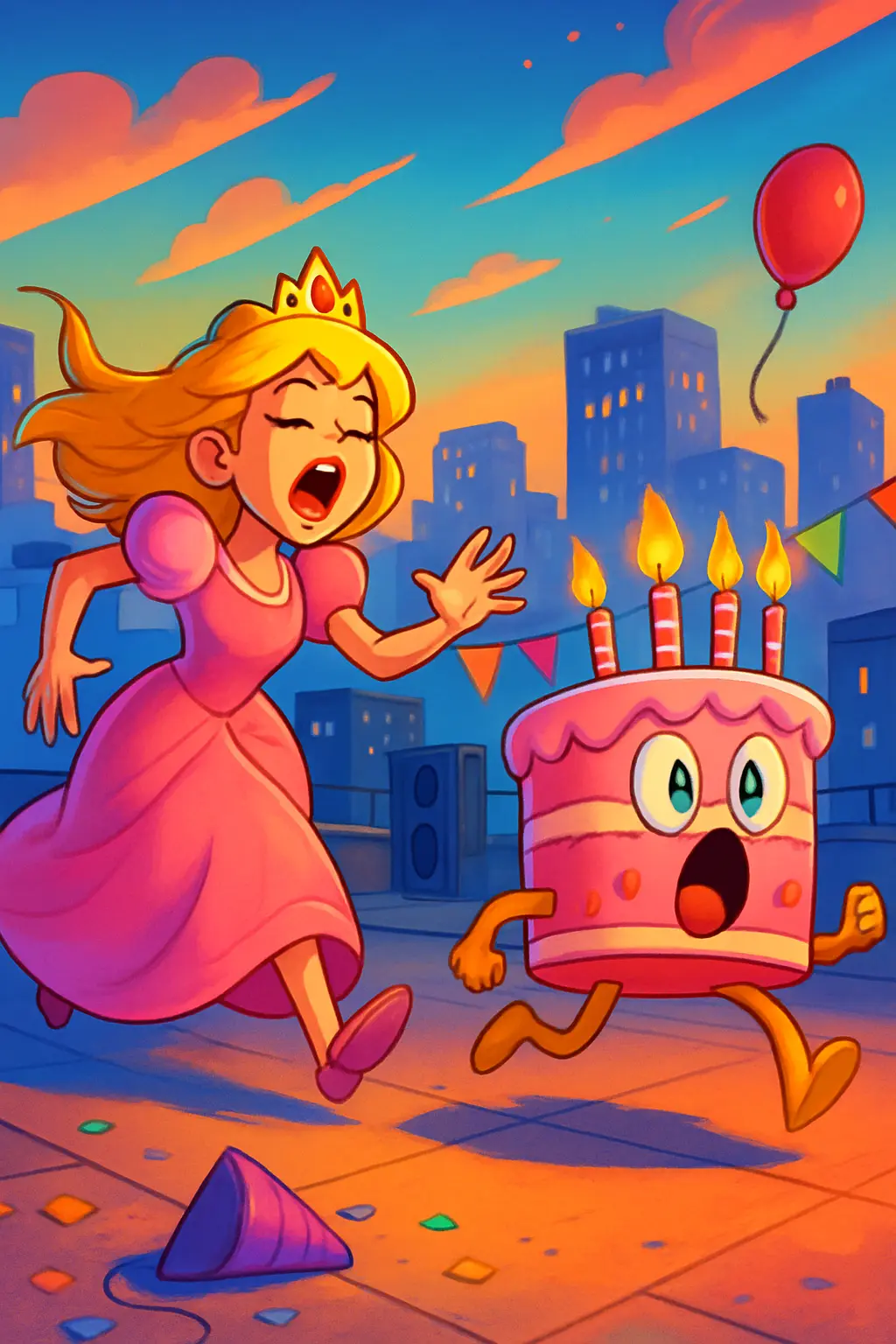 Runaway Princess Chasing Runaway