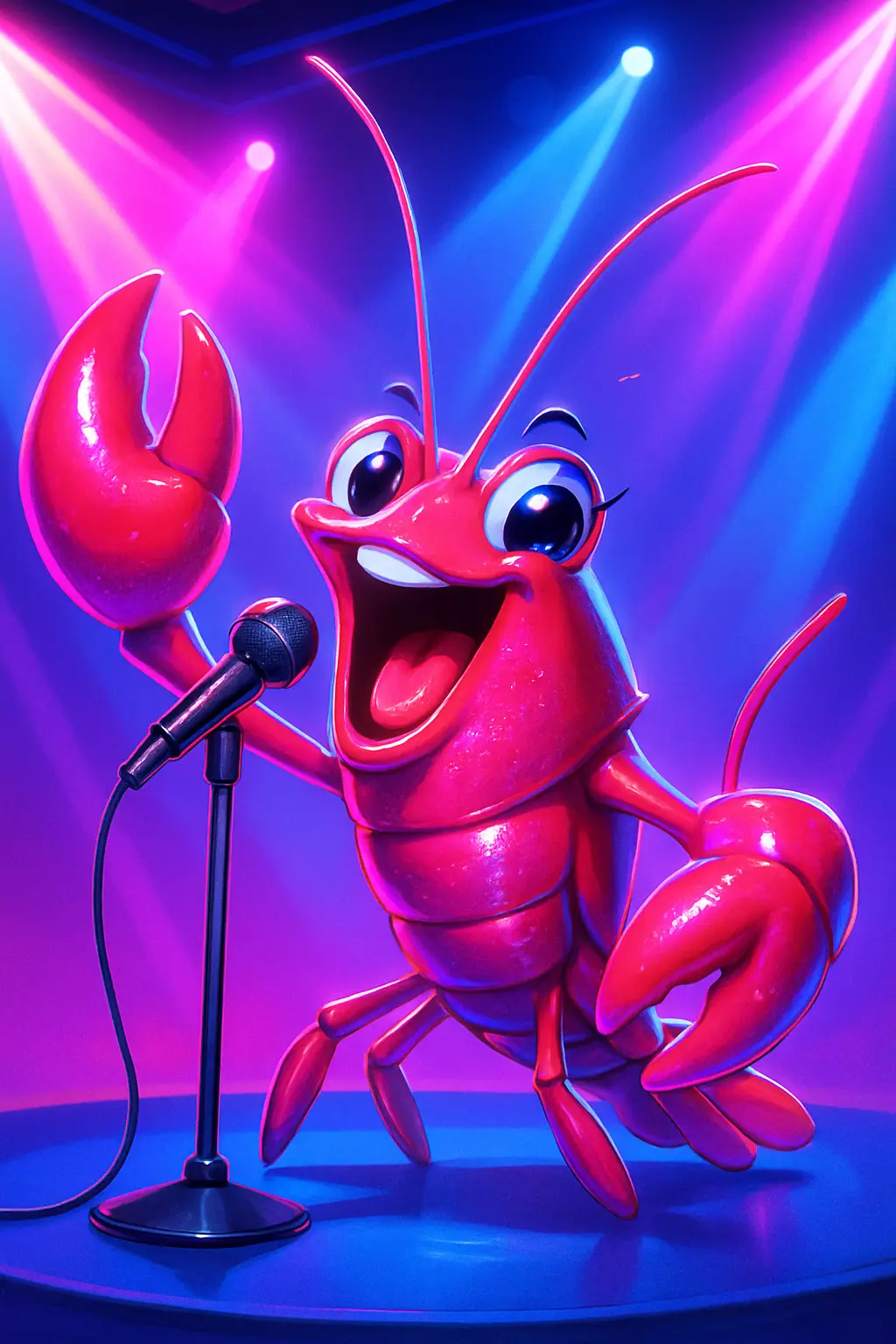 Disco Lobster Sneaking Into