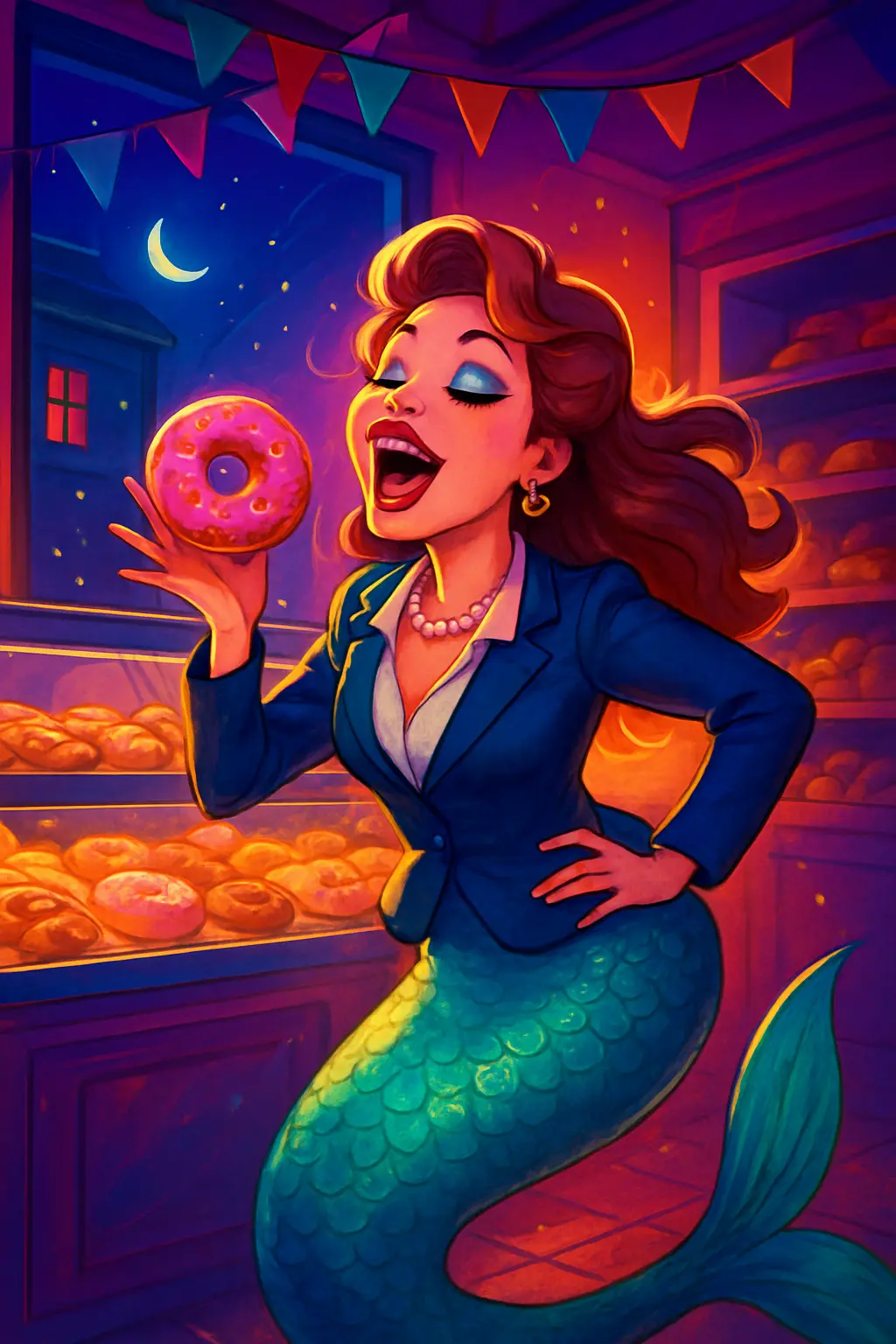 Mermaid Accountant Risking Everything