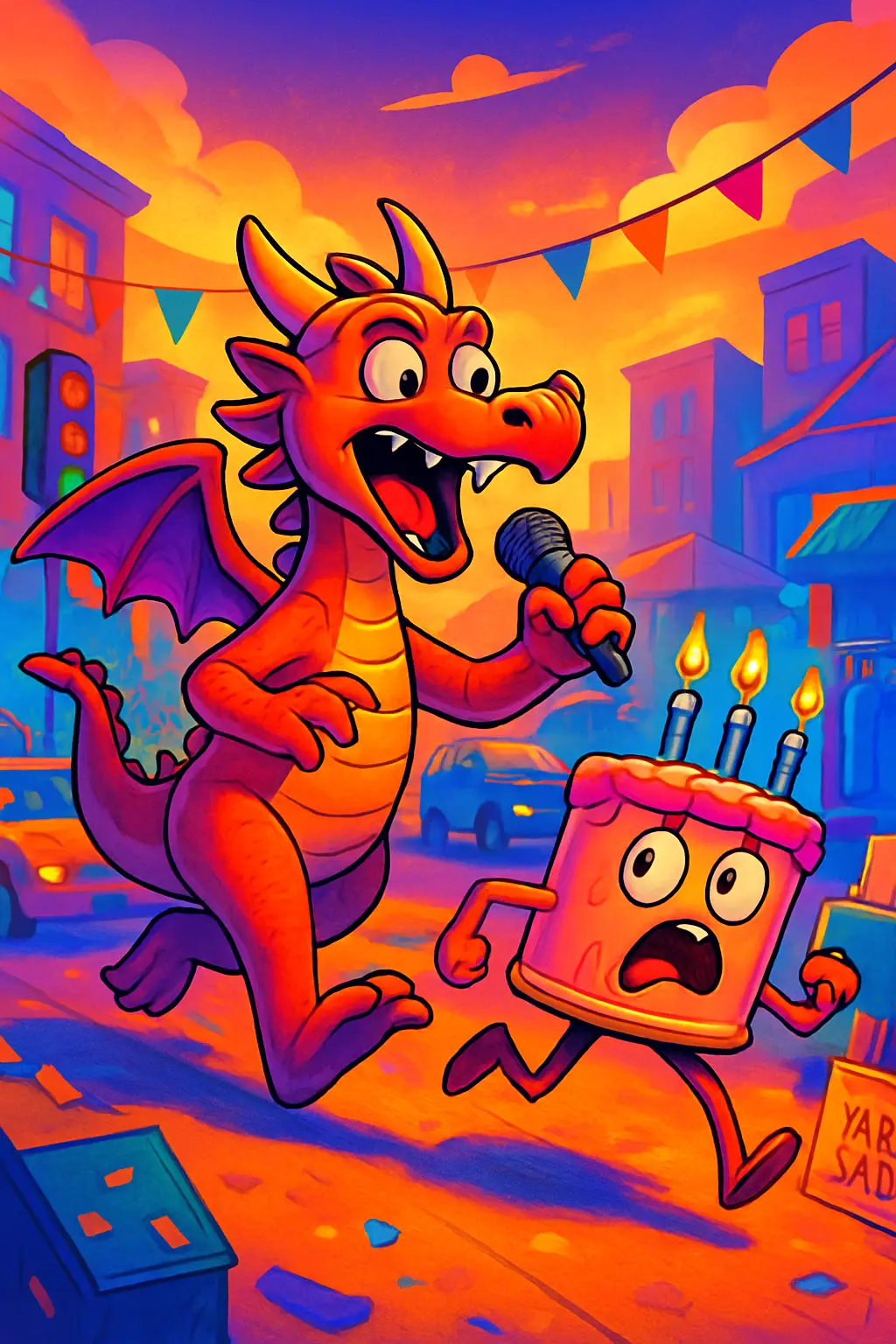 Karaoke Dragon Chasing Runaway