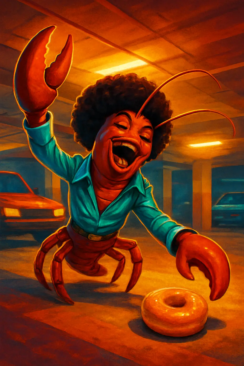 Disco Lobster Risking Everything