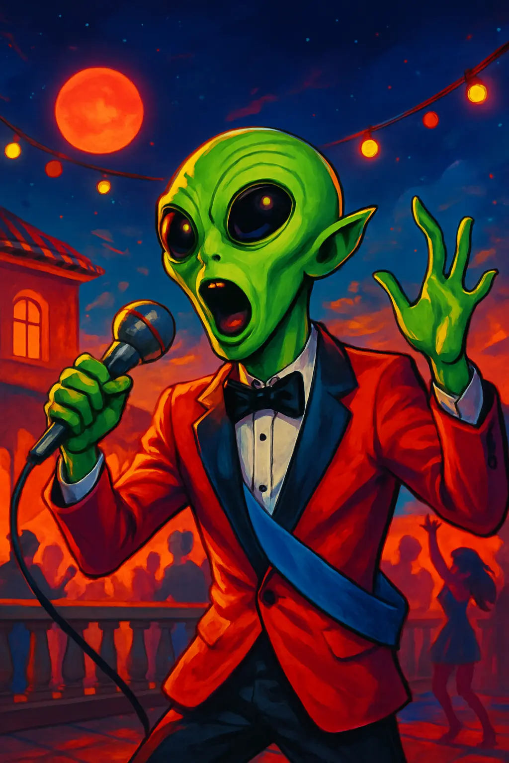 Alien Tourist Late For