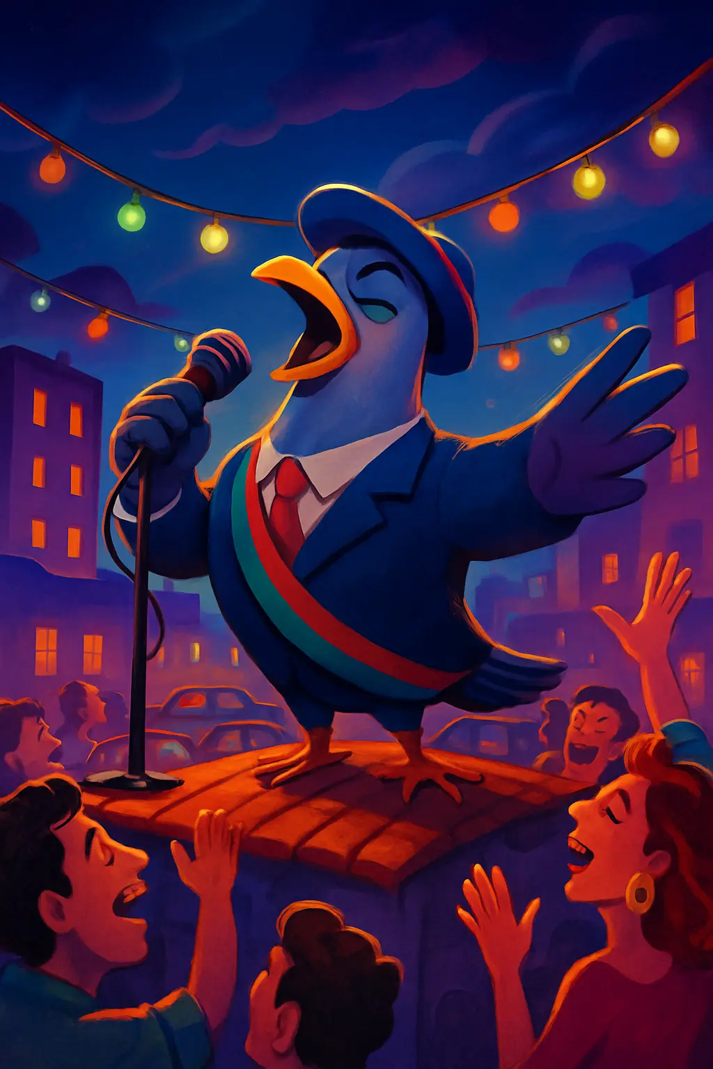 Dramatic Pigeon Mayor Turning