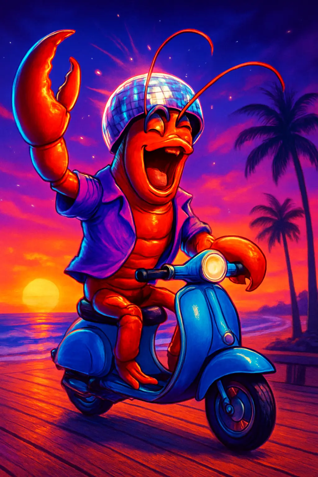 Disco Lobster Trying To